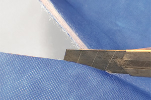 insulFib 3+ sous-couche acoustique pour chape, facilité de découpe pour une pose simple